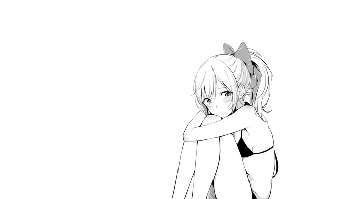 Yubari from Kantai Collection in a bikini