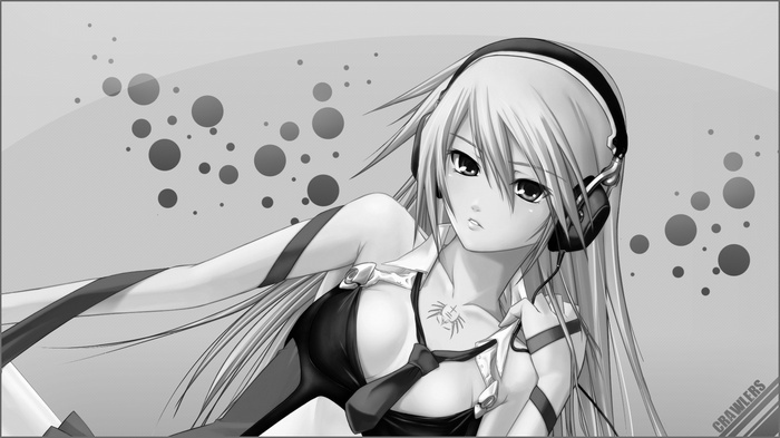 Noel Vermillion from Blazblue with headphones