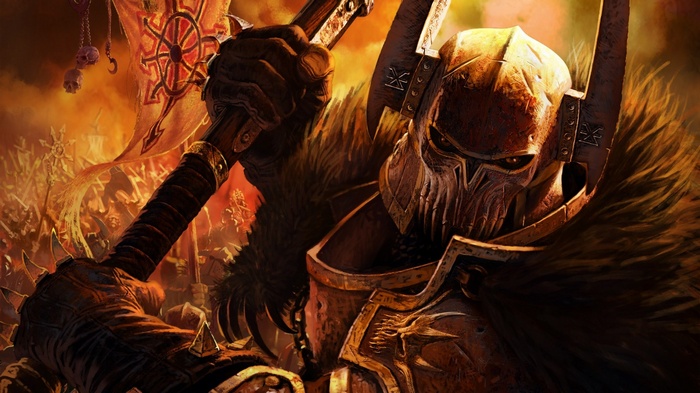 Warhammer 40,000 Chaos Space Marine with Banner