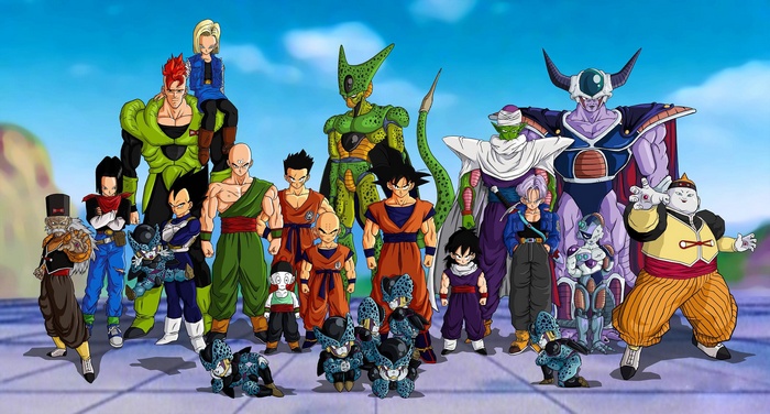 Dragon Ball Z Characters Group Photo