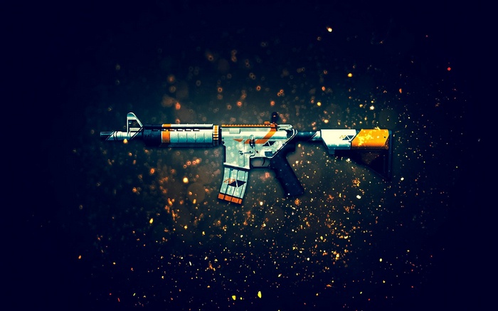 M4A4 Assault Rifle from Counter-Strike: Global Offensive