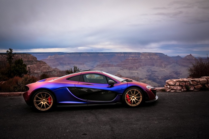 McLaren P1 at the Grand Canyon