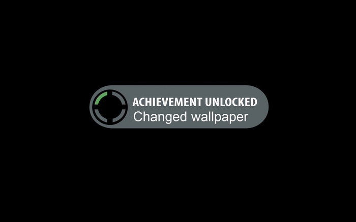 Xbox Achievement Unlocked Changed Wallpaper