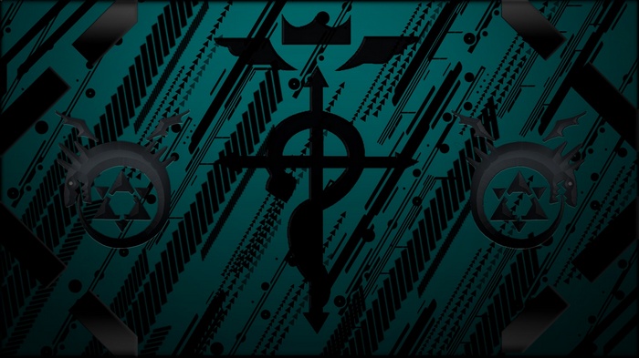 Fullmetal Alchemist Symbol with Dragons