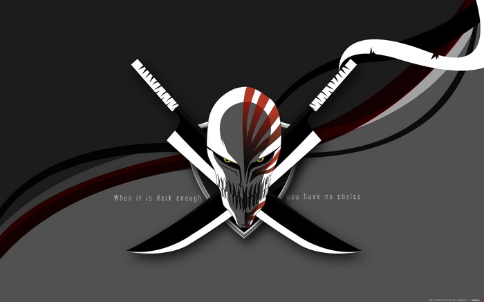 Ichigo Kurosaki's Hollow Mask with Crossed Swords