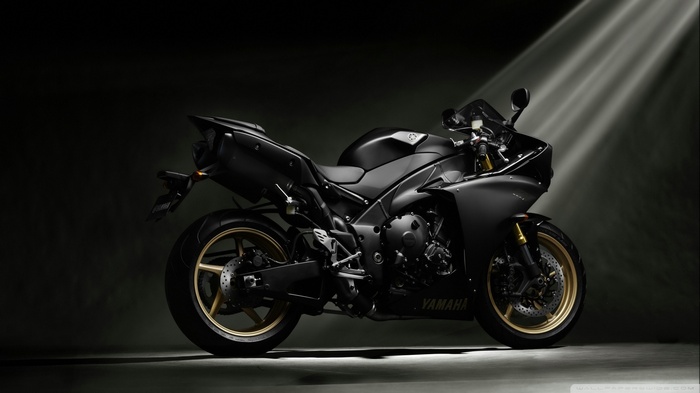 Yamaha YZF R1, Yamaha Black, Yamaha YZF, motorcycle