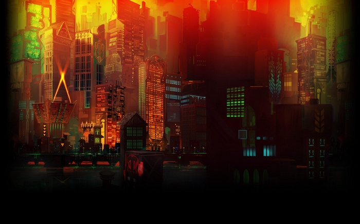 Cityscape in Transistor
