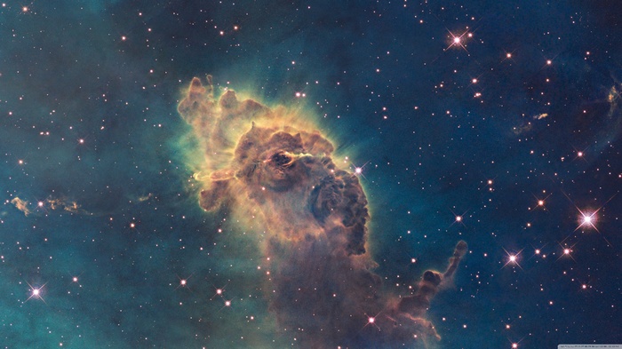 Pillars of Creation Nebula in Space