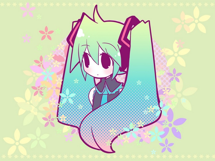 Hatsune Miku with Flowers