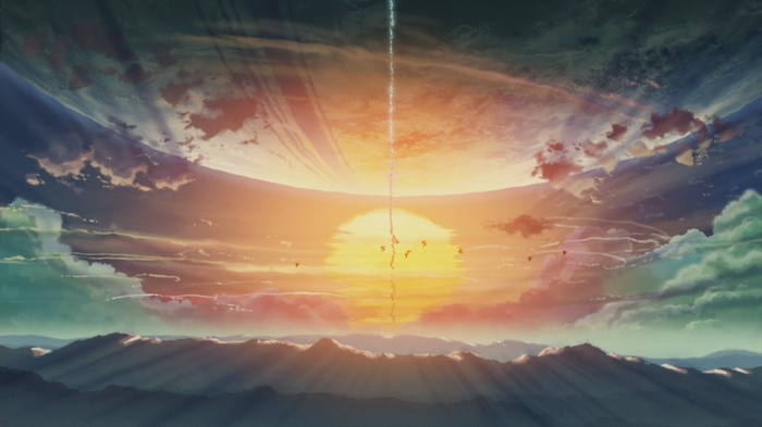 Makoto Shinkai's 5 Centimeters Per Second Sky