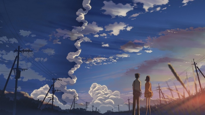 5 Centimeters Per Second: Couple Under Contrails