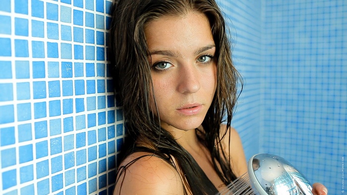 Lily C in the shower