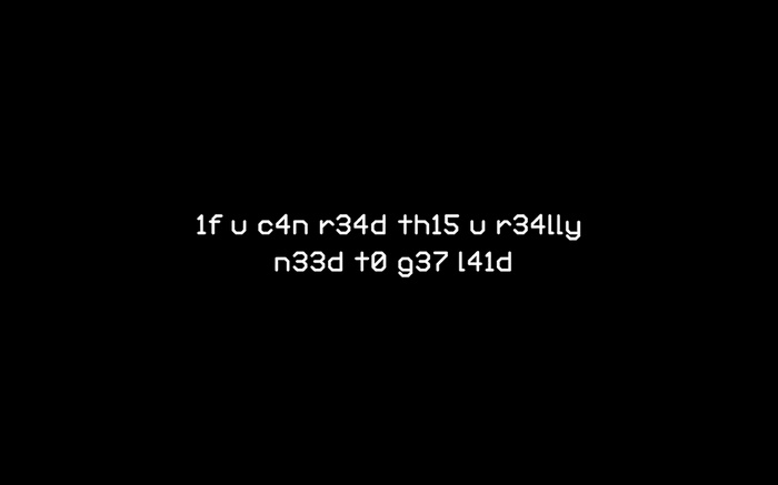 If you can read this you really need to get laid