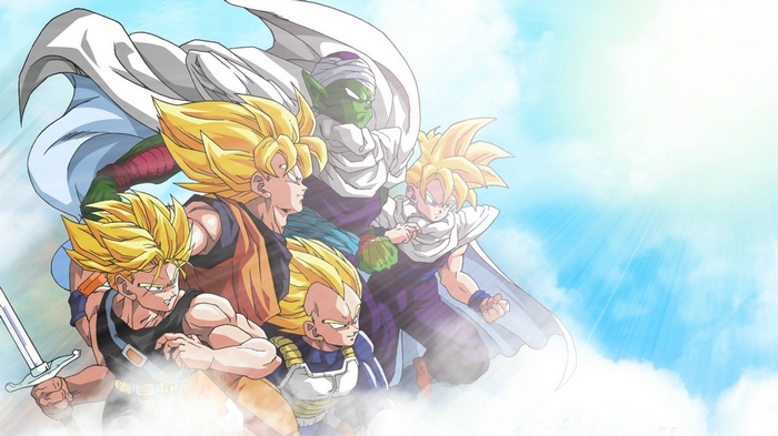 Dragon Ball Z, Piccolo, Vegeta, Trunks (character), Son Goku, Gohan