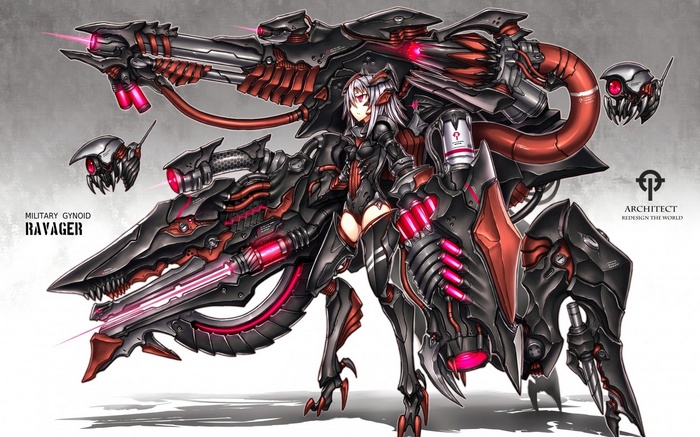 Military Gynoid Ravager by Architect