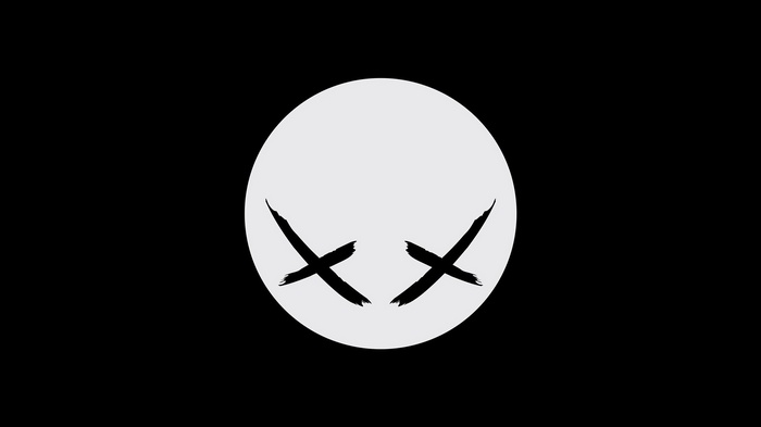 Modestep logo with X eyes
