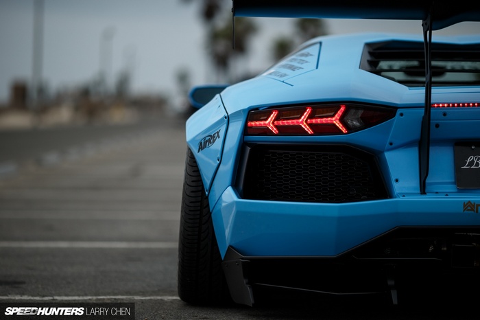 LB Works, Lamborghini, car, blue, Liberty Walk, Lamborghini Aventador