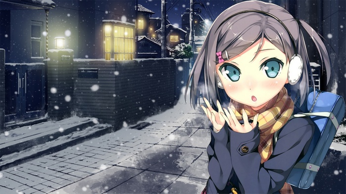 Tsutsukakushi Tsukiko in a Snowy Town