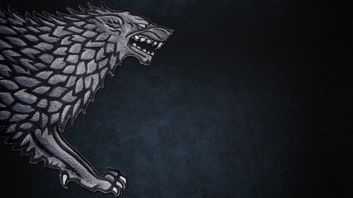 Game of Thrones Stark Wolf Emblem