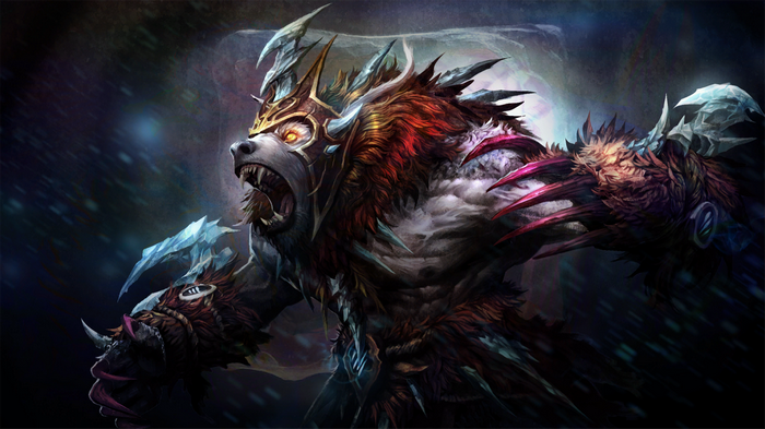 Ursa from Dota 2 in fantasy art