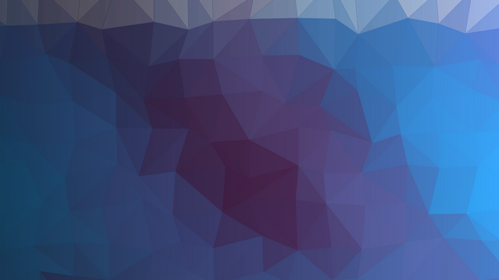 Abstract low-poly geometric pattern in blue and purple