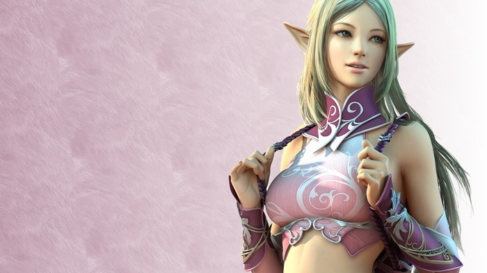 video games, Lineage, Lineage II, elves