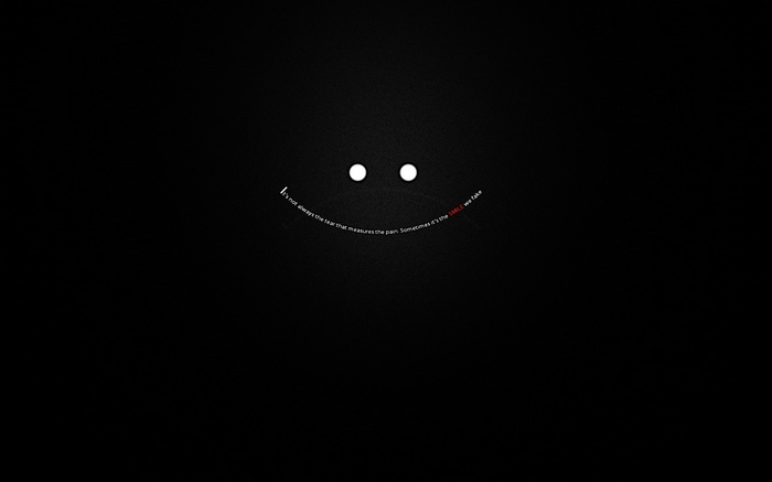 sad, quote, smiling