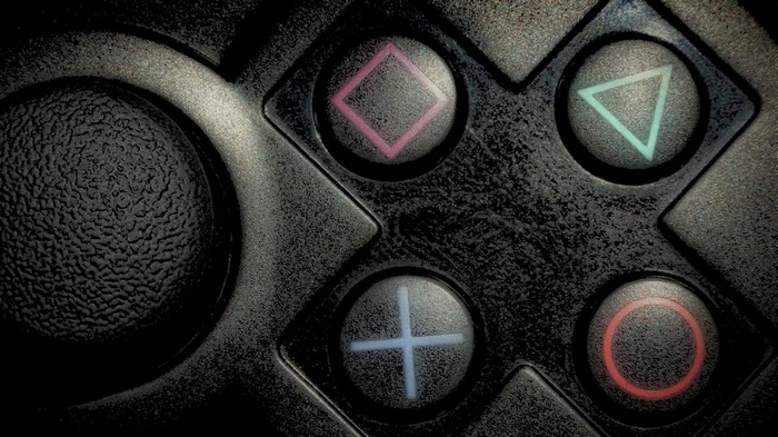 PlayStation Controller Buttons Close-up