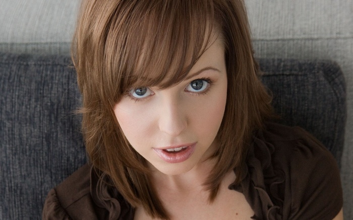 Hayden Winters with blue eyes and brunette hair