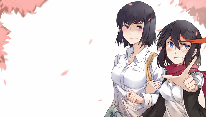 Matoi Ryuko and Kiryuin Satsuki from Kill la Kill