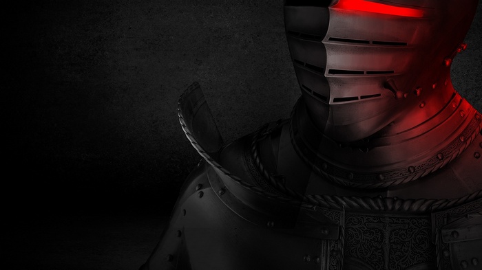 HP Omen Knight Armor with Red Glow
