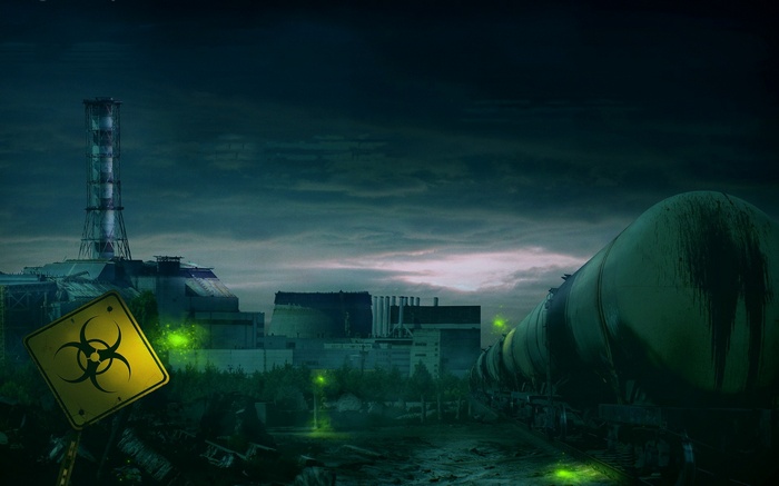 artwork, radioactive, apocalyptic
