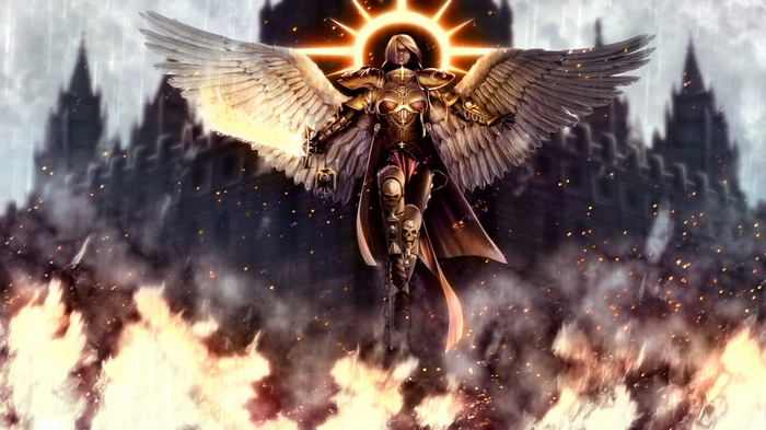 Warhammer 40,000: Seraphim in battle