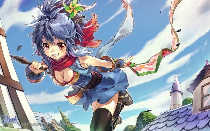 Ragnarok Online Anime Girl with Kunai