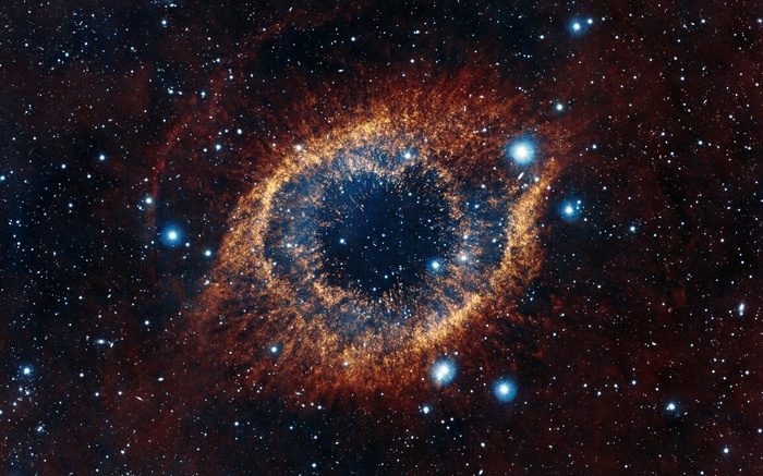 The Helix Nebula in deep space