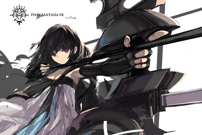 Pixiv Fantasia FK: Girl with Bow and Armor
