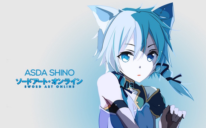 Asada Shino from Sword Art Online with Nekomimi