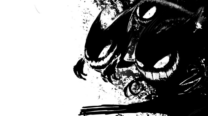 Pokémon Haunter Ink Art