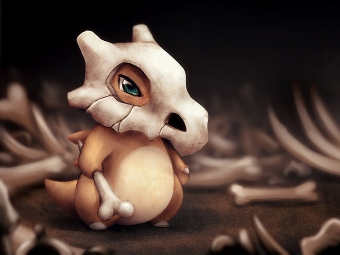 Osselait Pokémon with soft shading