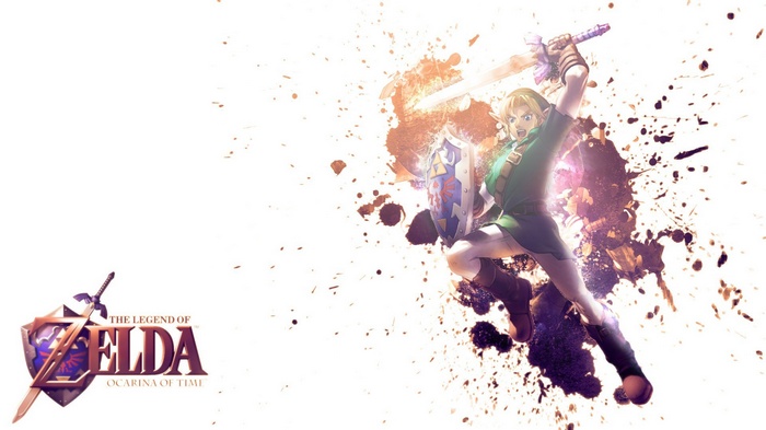 The Legend of Zelda: Ocarina of Time Link with Master Sword