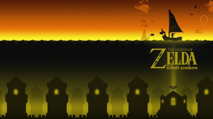 The Legend of Zelda: The Wind Waker Silhouette Art