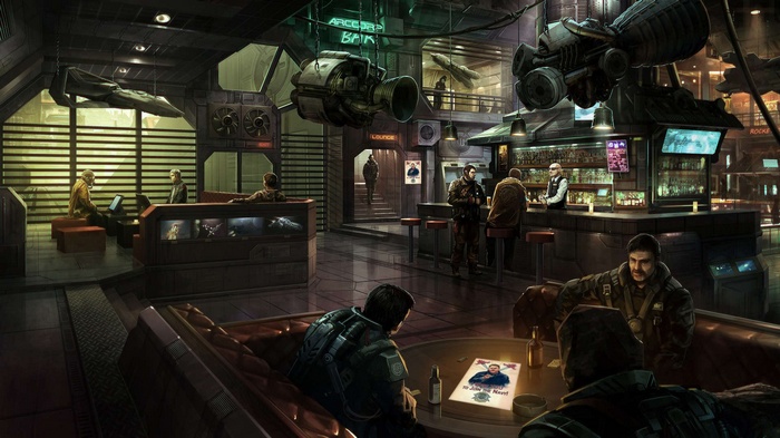 Star Citizen Recruiting Center Bar