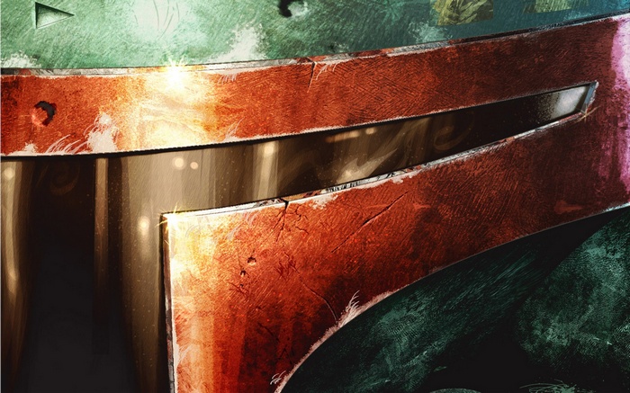 Boba Fett's helmet in Star Wars