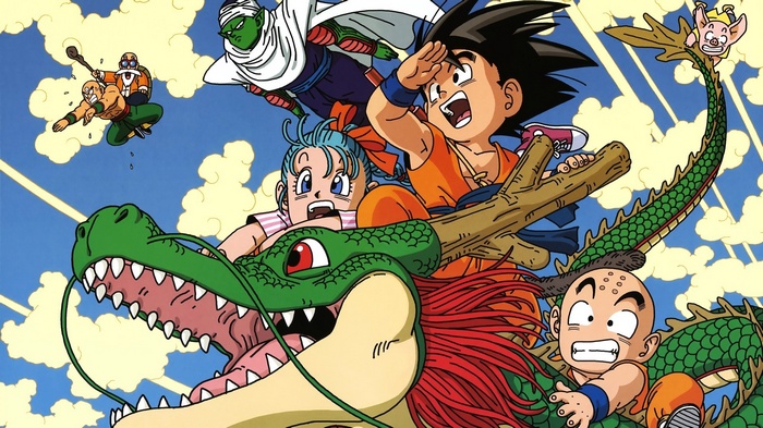 Son Goku, Muten Roshi, Dragon Ball, Kuririn , Dragon Ball Z, Krillin, anime boys, Kid Goku, Piccolo, anime, Bulma