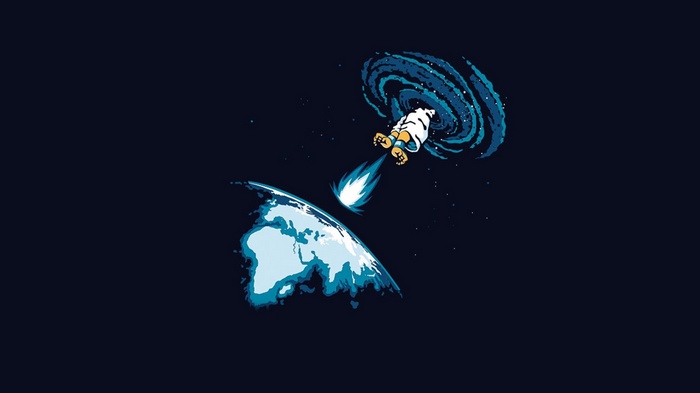 God uses Hadouken on Earth from space