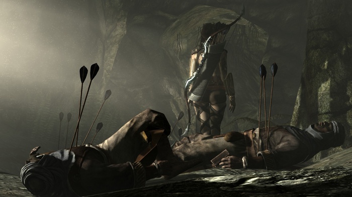 The Elder Scrolls V: Skyrim - Archer and fallen warriors