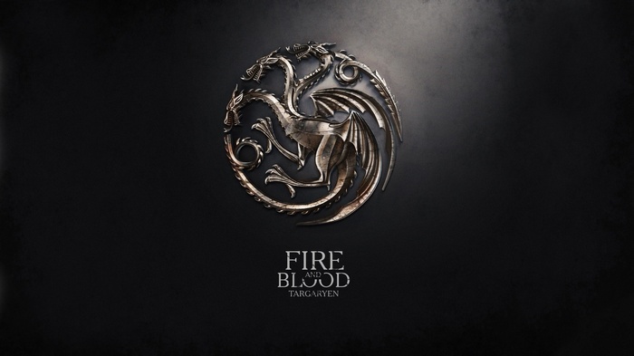 House Targaryen Fire and Blood Sigil