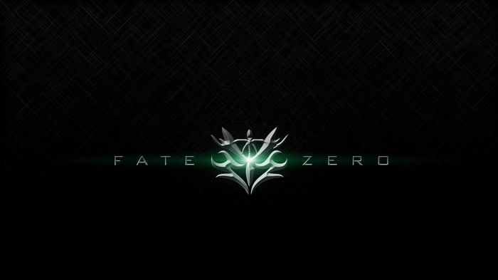 Fate Zero logo with dark background