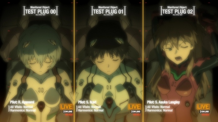 Neon Genesis Evangelion: Test Plugs 00, 01, and 02