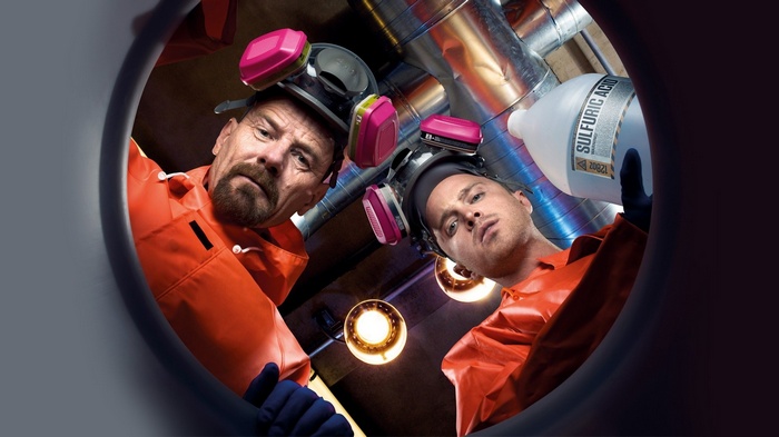 Walter White and Jesse Pinkman in Breaking Bad